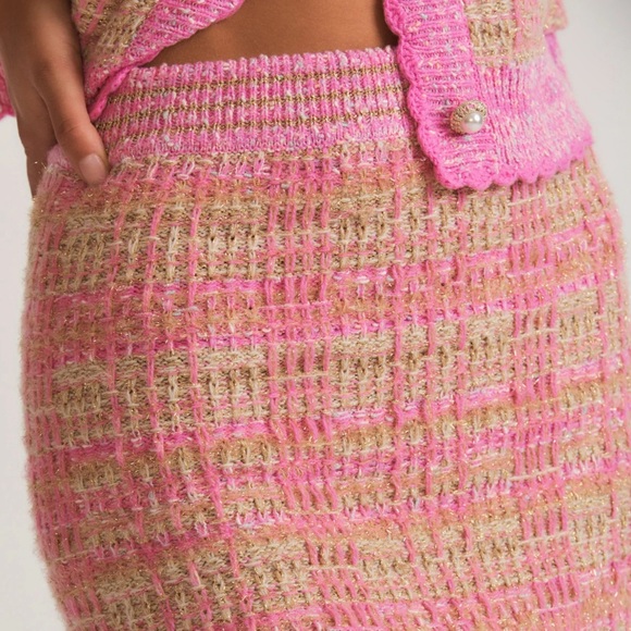 🆕LoveShackFancy Tweed Chantria Crop Cardigan & Balsam Mini Skirt Set DEAD-STOCK - Picture 11 of 13